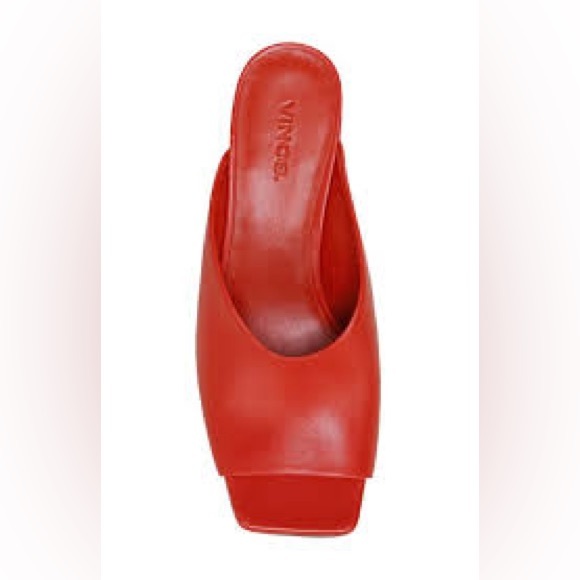 Vince. Elizabeth block heel mule sandals - Picture 2 of 6